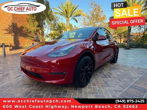 Red Multi 2021 Tesla Model Y Long Range