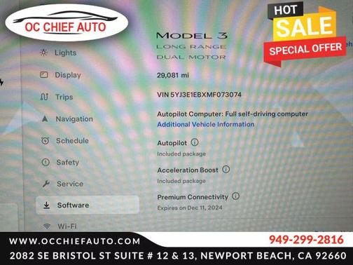 2021 Tesla Model 3 Long Range