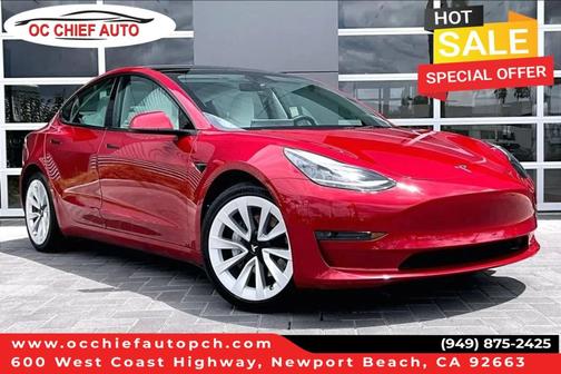 Red Multi 2023 Tesla Model 3 Long Range