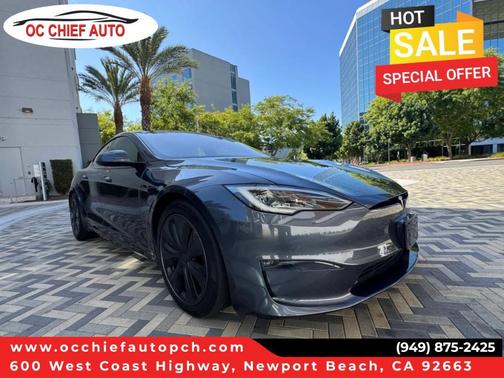 Gray 2022 Tesla Model S Base