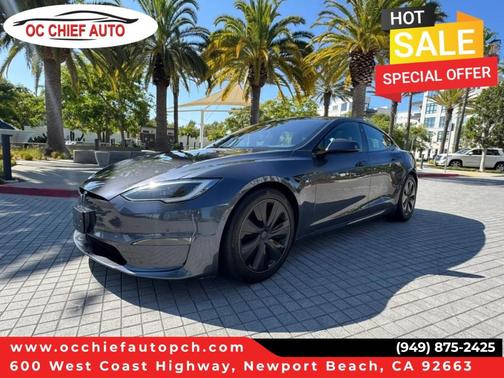Gray 2022 Tesla Model S Base