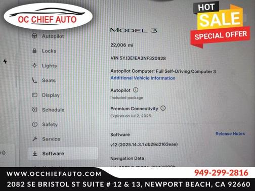 2022 Tesla Model 3 Base