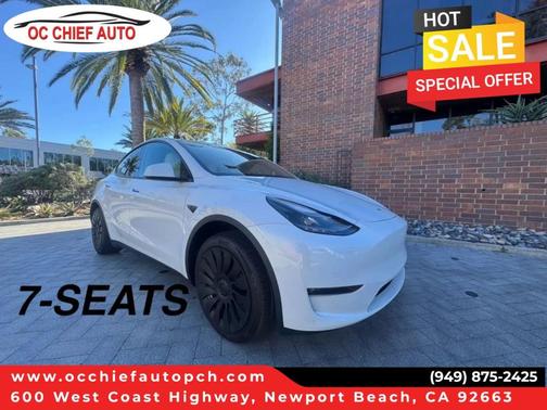 Pearl White Multi 2022 Tesla Model Y Long Range