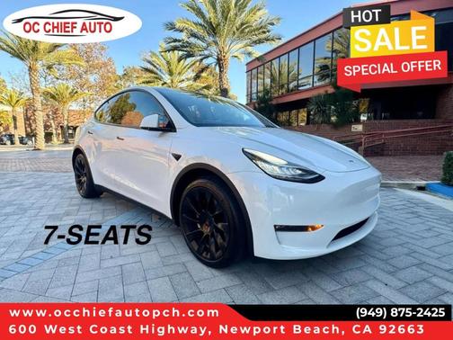 Pearl White Multi 2023 Tesla Model Y Long Range