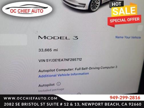 2022 Tesla Model 3 Base