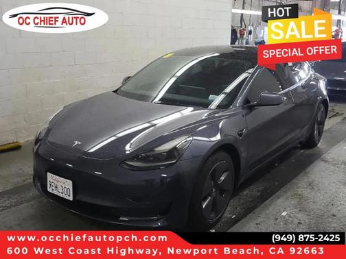 Gray 2023 Tesla Model 3 Base