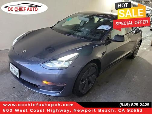 Gray 2023 Tesla Model 3 Base