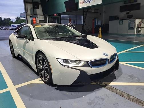 White 2016 BMW i8 Base