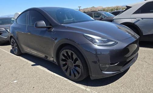 Gray 2022 Tesla Model Y Performance