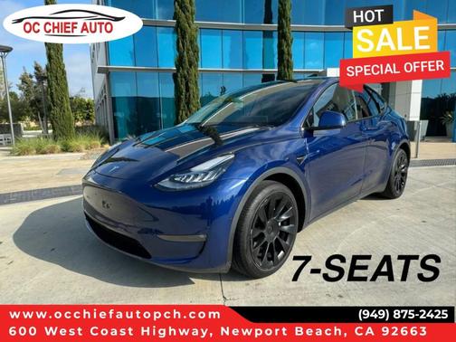 Deep Blue Metallic 2024 Tesla Model Y Long Range