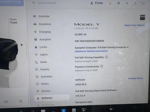 Black 2025 Tesla Model Y Long Range
