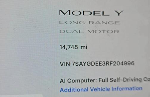 Pearl White Multi 2024 Tesla Model Y Long Range
