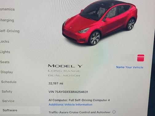 Ultra Red 2024 Tesla Model Y Long Range