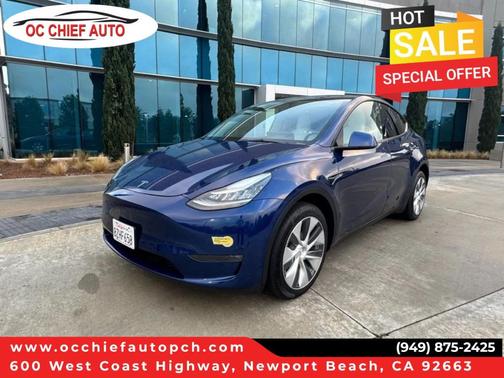 Deep Blue Metallic 2023 Tesla Model Y Long Range