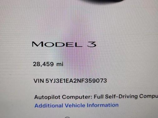 2022 Tesla Model 3 Base