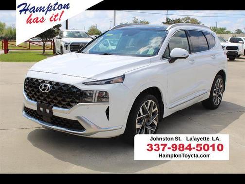 Serenity White Pearl 2023 Hyundai SANTA FE Calligraphy