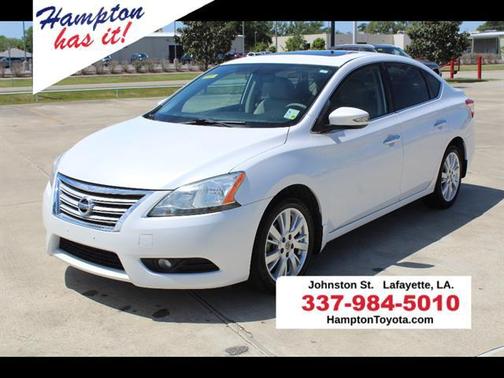 Aspen White 2015 Nissan Sentra SL