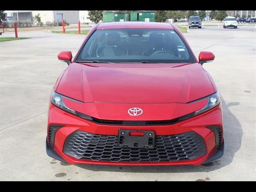 Supersonic Red 2025 Toyota Camry SE