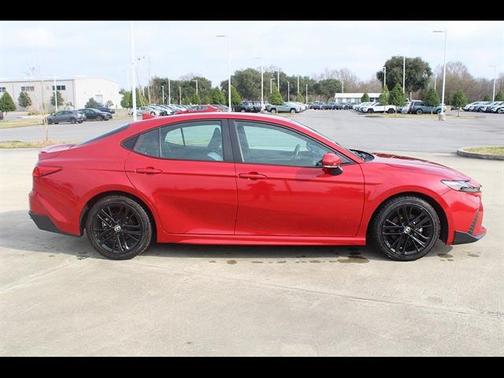 Supersonic Red 2025 Toyota Camry SE