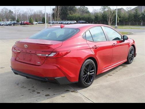 Supersonic Red 2025 Toyota Camry SE