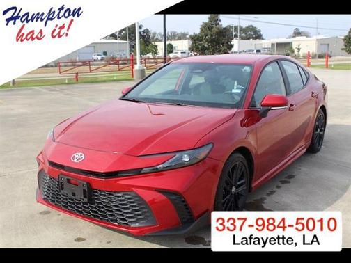 Supersonic Red 2025 Toyota Camry SE