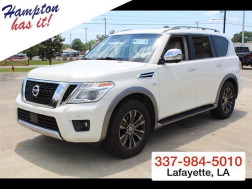 Pearl White 2017 Nissan Armada Platinum