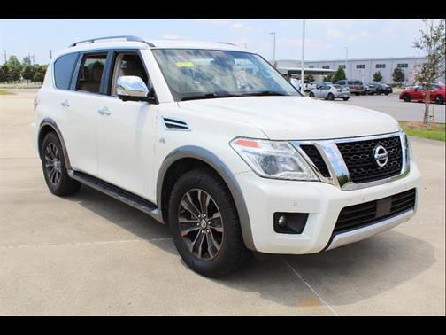 Pearl White 2017 Nissan Armada Platinum