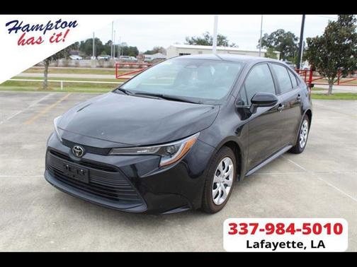 Midnight Black Metallic 2024 Toyota Corolla LE