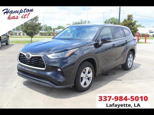 Midnight Black Metallic 2023 Toyota Highlander Platinum