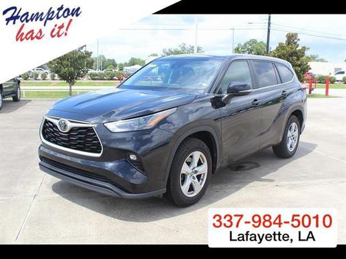 Midnight Black Metallic 2023 Toyota Highlander Platinum