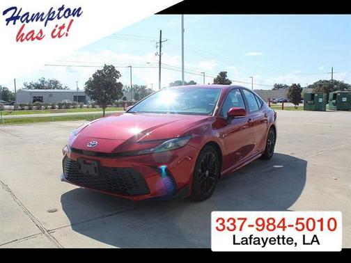Supersonic Red 2025 Toyota Camry SE
