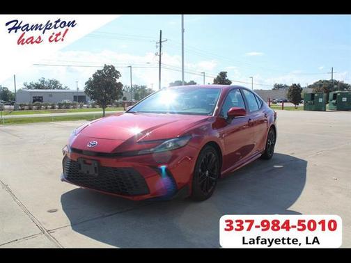 Supersonic Red 2025 Toyota Camry SE