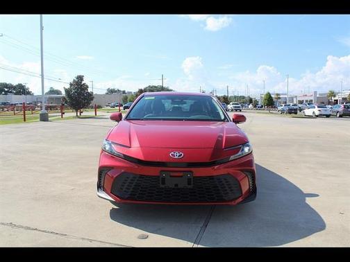 Supersonic Red 2025 Toyota Camry SE