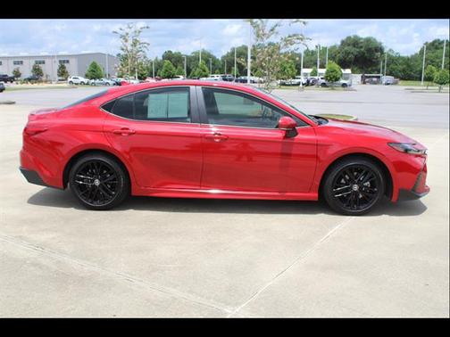 Supersonic Red 2025 Toyota Camry SE