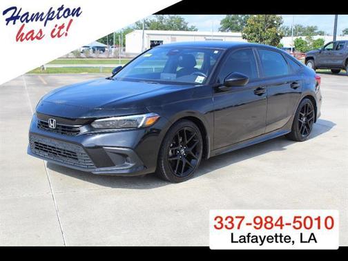 Crystal Black Pearl 2022 Honda Civic Sport