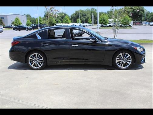 Black Obsidian 2021 INFINITI Q50 3.0t LUXE
