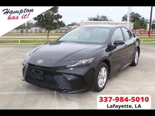 Midnight Black Metallic 2025 Toyota Camry LE