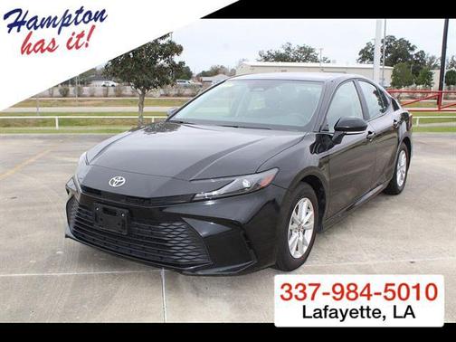 Midnight Black Metallic 2025 Toyota Camry LE