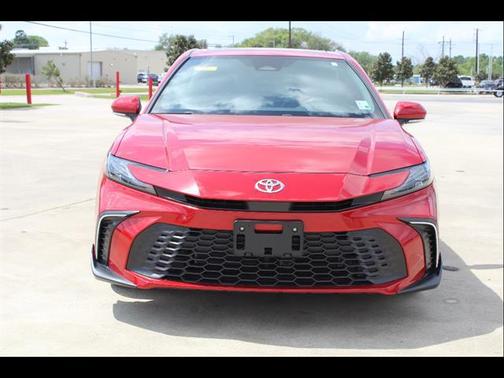 Supersonic Red 2025 Toyota Camry SE