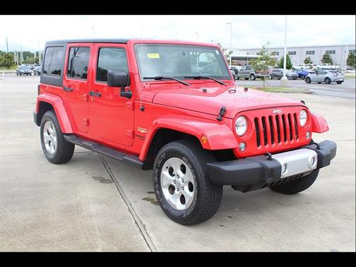 Firecracker Red Clear Coat 2015 Jeep Wrangler Unlimited Sahara