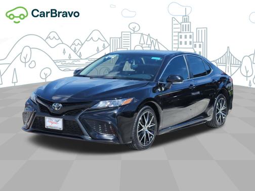 Midnight Black Metallic 2023 Toyota Camry SE