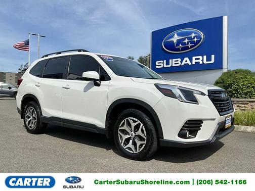 Crystal White Pearl 2023 Subaru Forester Premium