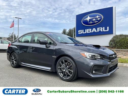 Dark Gray Metallic 2018 Subaru WRX Limited