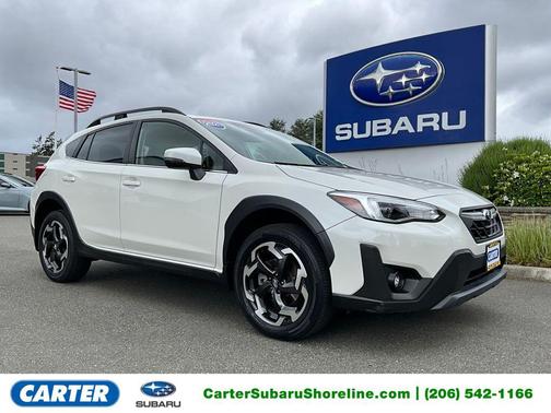 Crystal White Pearl 2021 Subaru Crosstrek Limited