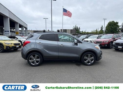 Satin Steel Gray Metallic 2014 Buick Encore Leather