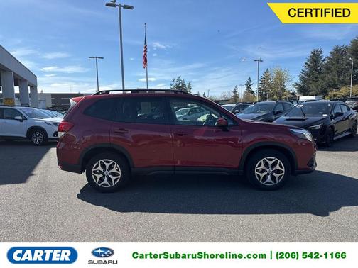 Crimson Red Pearl 2023 Subaru Forester Premium