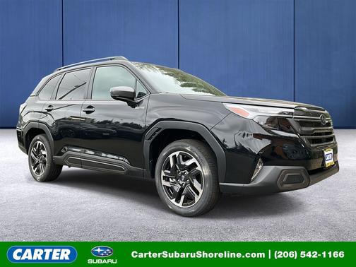 Crystal Black Silica 2026 Subaru Forester Hybrid Limited