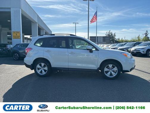Crystal White Pearl 2016 Subaru Forester 2.5i Limited