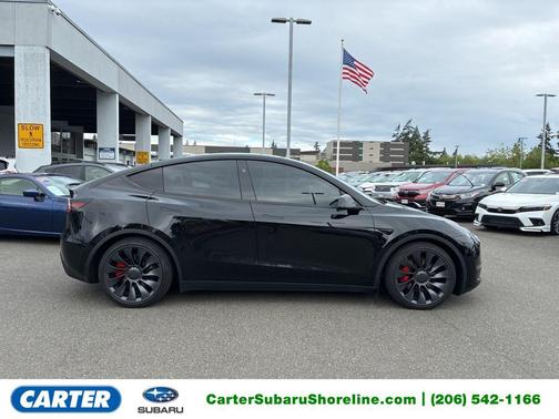 Black 2024 Tesla Model Y Performance Dual Motor All-Wheel Drive