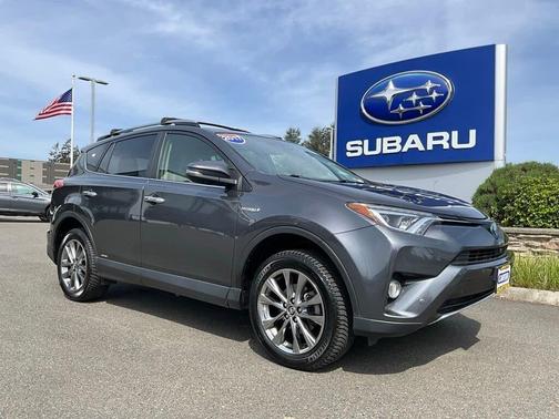 Magnetic Gray Metallic 2017 Toyota RAV4 Hybrid Limited